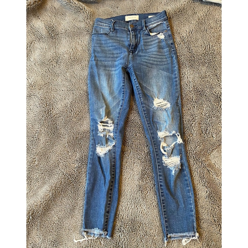 Pacsun ripped high-rise skinny jeans